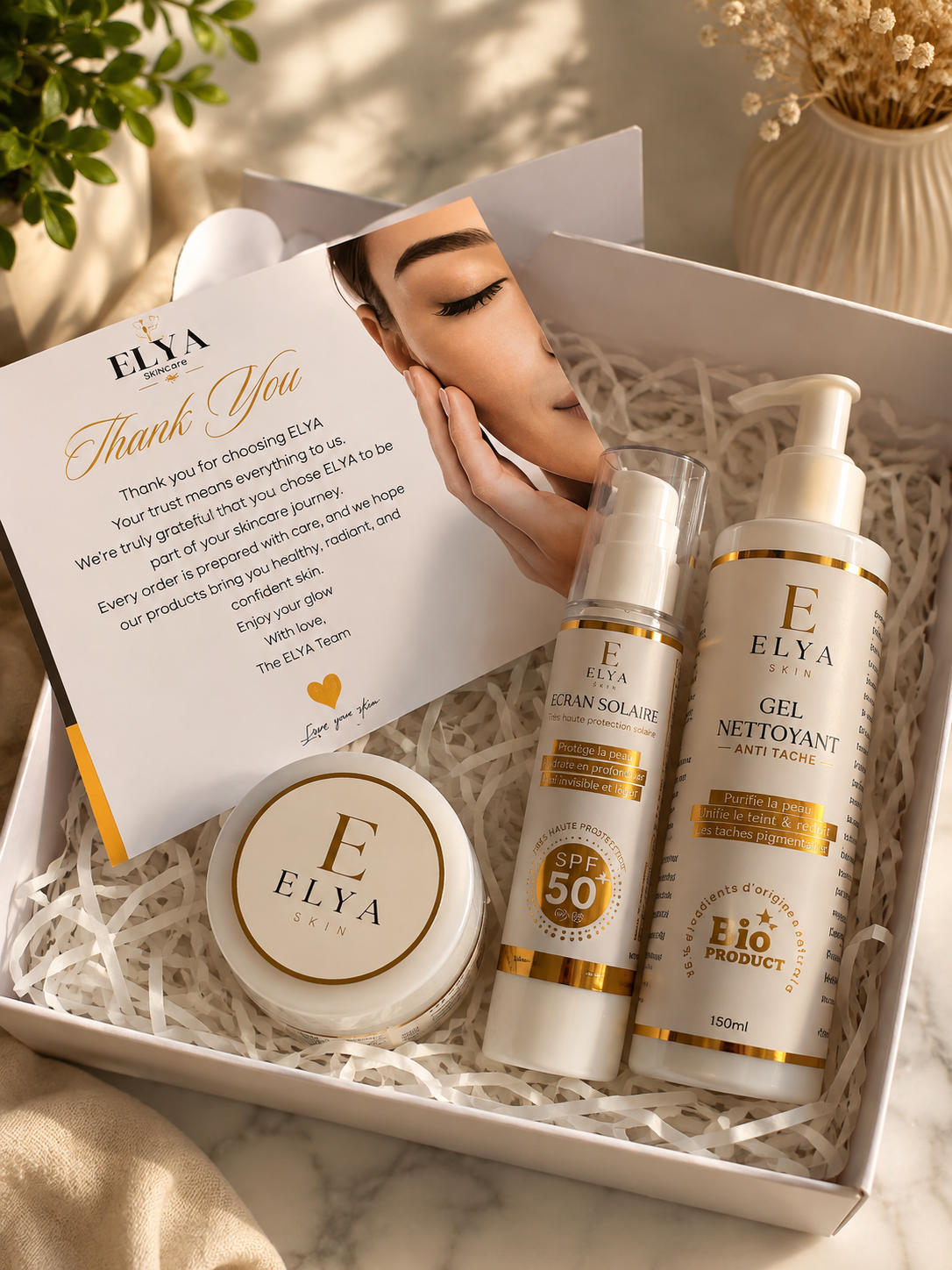Pack ELYA Anti-Taches + SPF50 Offert 🎁
