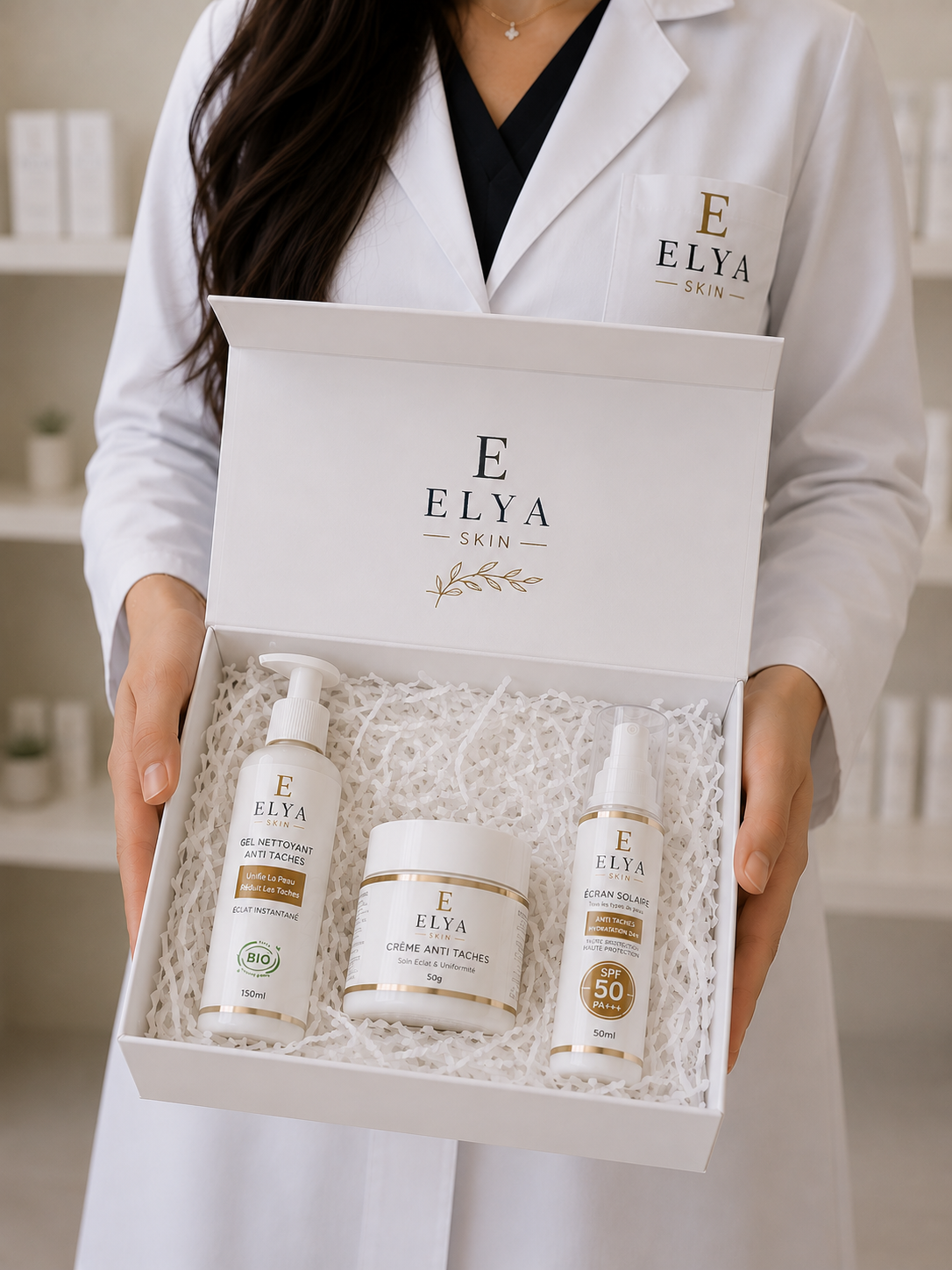 Pack ELYA Anti-Taches + SPF50 Offert 🎁